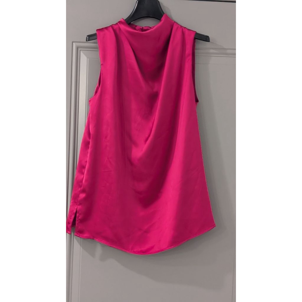 Women's Rachel Zoe Fuchsia Sleeveless Blouse M